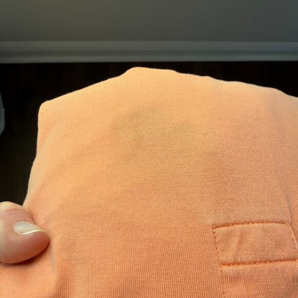 Lacoste Orange Polo Shirt Men’s Size 8 XL Logo Croc Cotton Classic - Picture 7 of 10